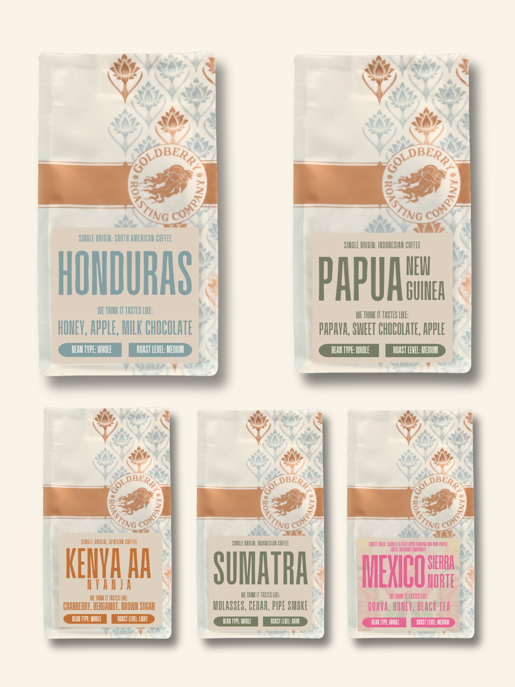 極美品　everyone PAPERBACK POUCH STANDARD Origins Sampler Box – Goldberry Roasting Company