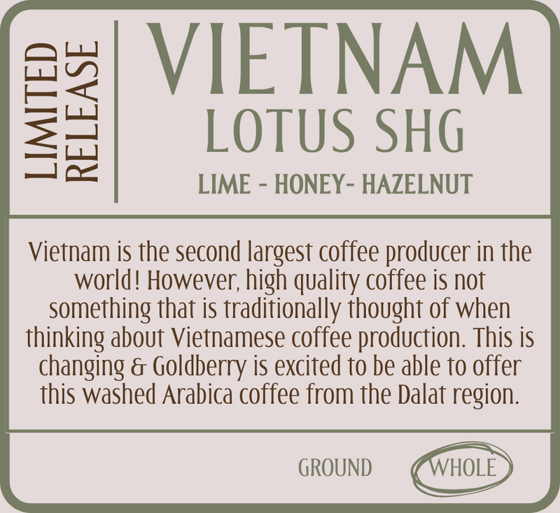 Limited Release: Vietnam Lotus SHG